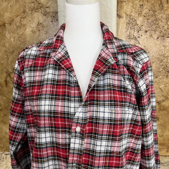 Frank & Eileen Eileen Button Up Women Small Red Plaid Long Sleeve Woven Grunge